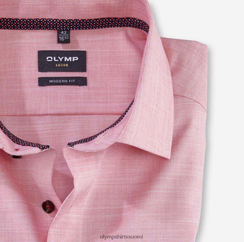 vaatetus OLYMP luxor moderni istuvuus, bisnespaita, globaali kent, punainen 24N6D1223