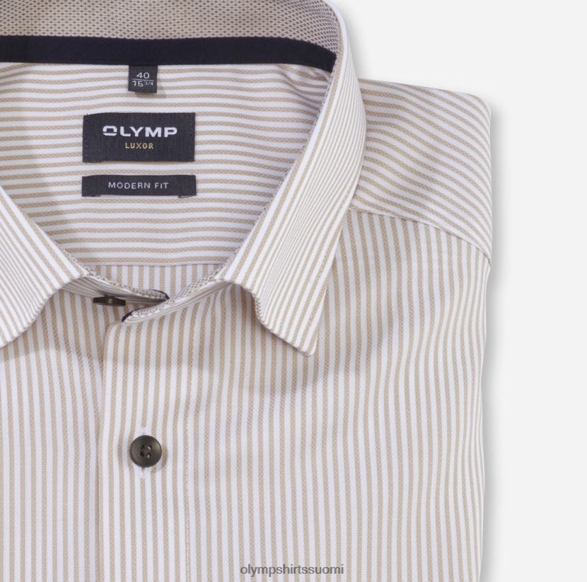 vaatetus OLYMP luxor moderni istuvuus, bisnespaita, napin alla, luonnollinen 24N6D1189