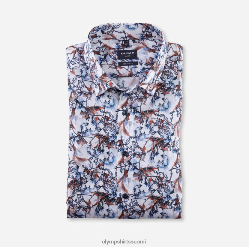 vaatetus OLYMP luxor moderni istuvuus, bisnespaita, napin alla, mandariini 24N6D1123