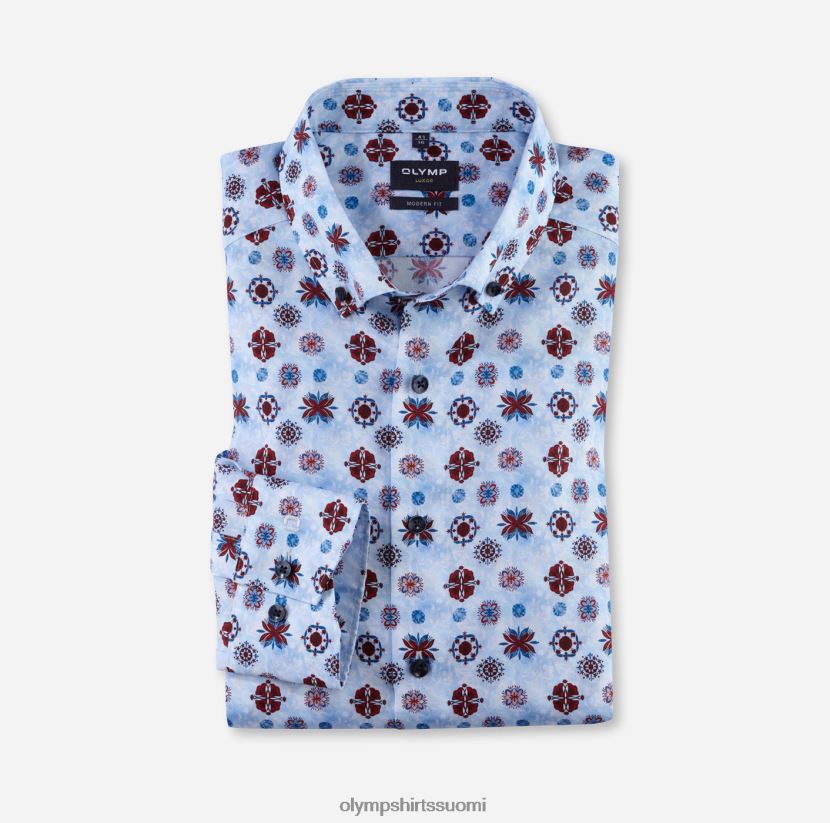 vaatetus OLYMP luxor moderni istuvuus, bisnespaita, napitus, punainen 24N6D924