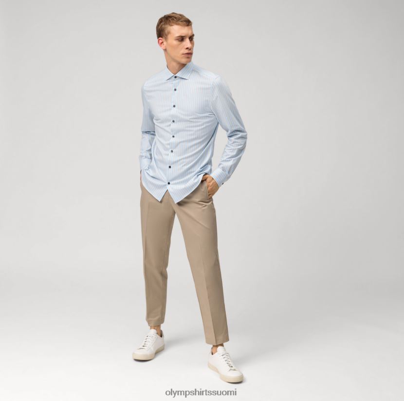 vaatetus OLYMP taso viisi 24/7 body fit, bisnespaita, kent, taupe 24N6D453