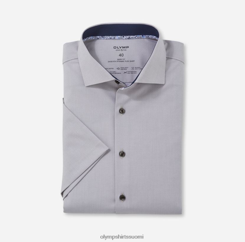 vaatetus OLYMP taso viisi 24/7 body fit, bisnespaita, kent, taupe 24N6D624