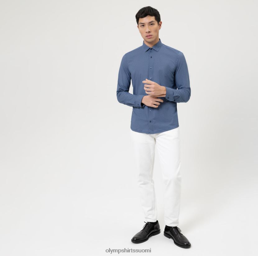 vaatetus OLYMP taso viisi 24/7 body fit, bisnespaita, moderni kent, bleu 24N6D367