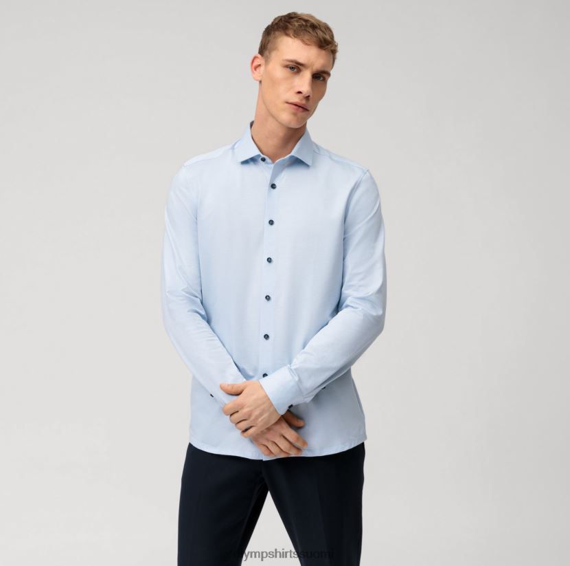 vaatetus OLYMP taso viisi 24/7 body fit, bisnespaita, moderni kent, bleu 24N6D385