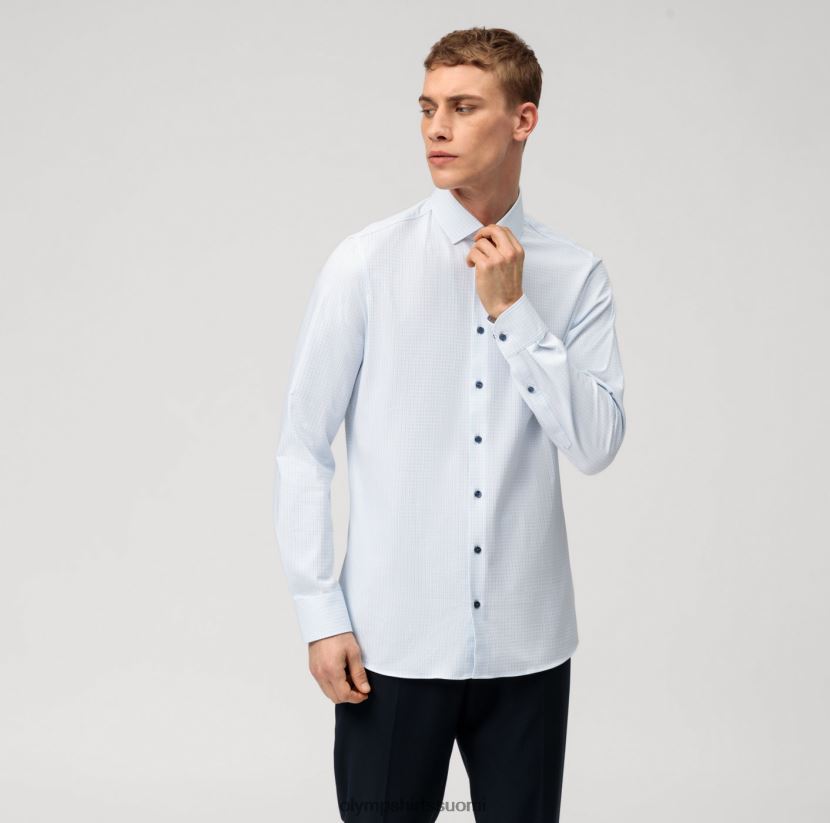 vaatetus OLYMP taso viisi 24/7 body fit, bisnespaita, moderni kent, bleu 24N6D398