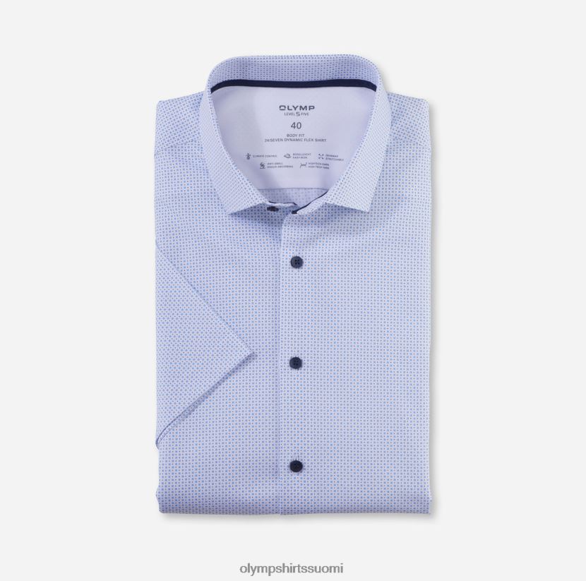 vaatetus OLYMP taso viisi 24/7 body fit, bisnespaita, moderni kent, bleu 24N6D464