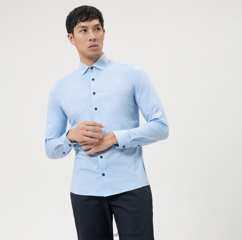 vaatetus OLYMP taso viisi 24/7 body fit, bisnespaita, moderni kent, bleu 24N6D494