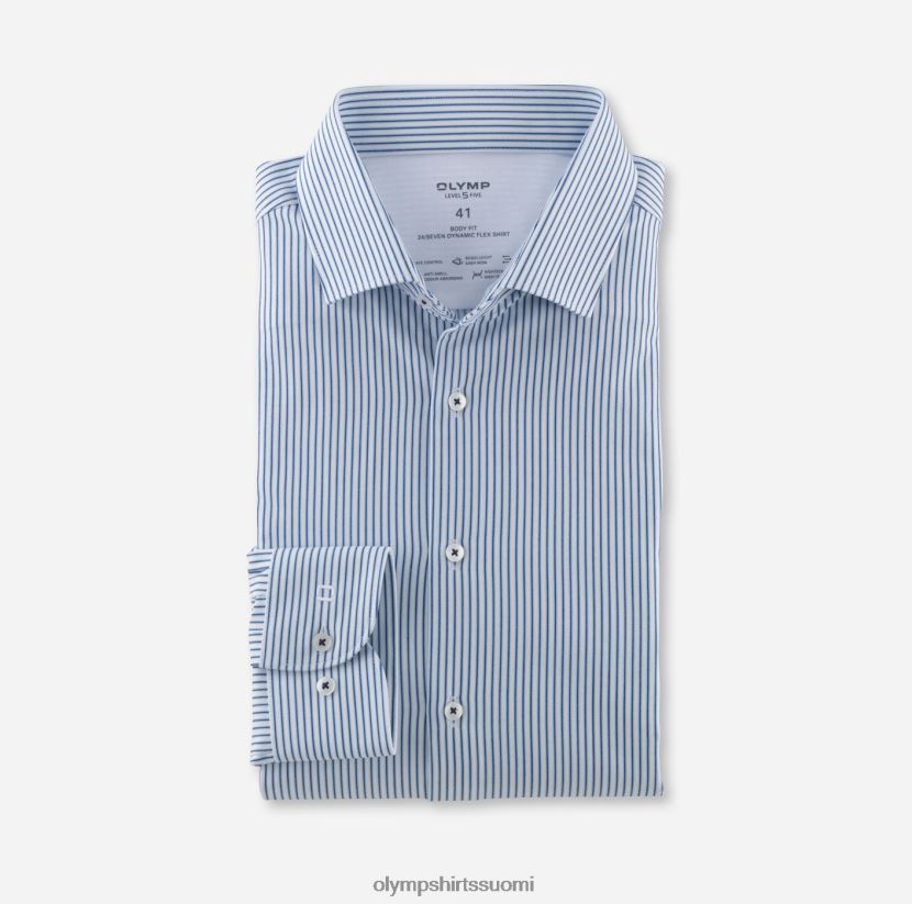 vaatetus OLYMP taso viisi 24/7 body fit, bisnespaita, moderni kent, bleu 24N6D548