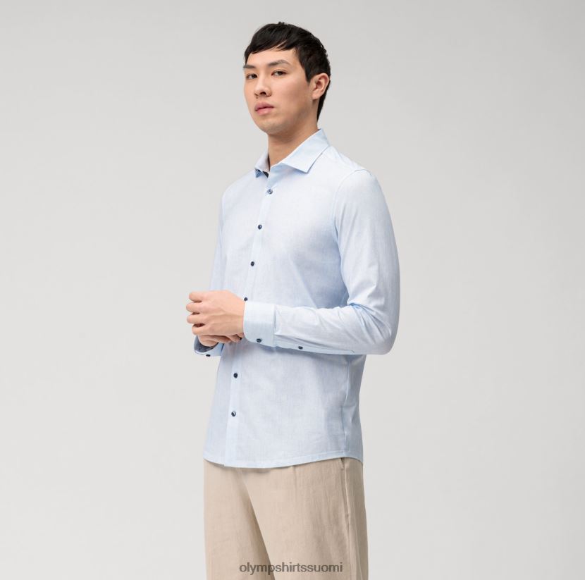 vaatetus OLYMP taso viisi 24/7 body fit, bisnespaita, moderni kent, bleu 24N6D594