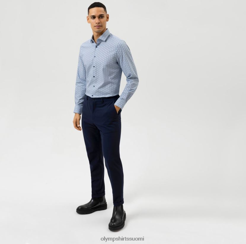 vaatetus OLYMP taso viisi 24/7 body fit, bisnespaita, moderni kent, bleu 24N6D736