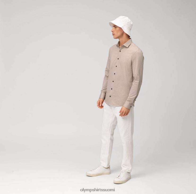 vaatetus OLYMP taso viisi 24/7 body fit, bisnespaita, moderni kent, luonnollinen 24N6D742