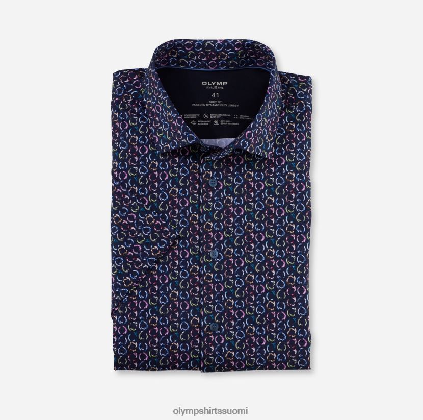 vaatetus OLYMP taso viisi 24/7 body fit, bisnespaita, moderni kent, meri 24N6D708