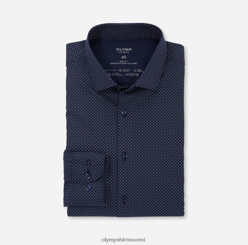 vaatetus OLYMP taso viisi 24/7 body fit, bisnespaita, moderni kent, meri 24N6D831