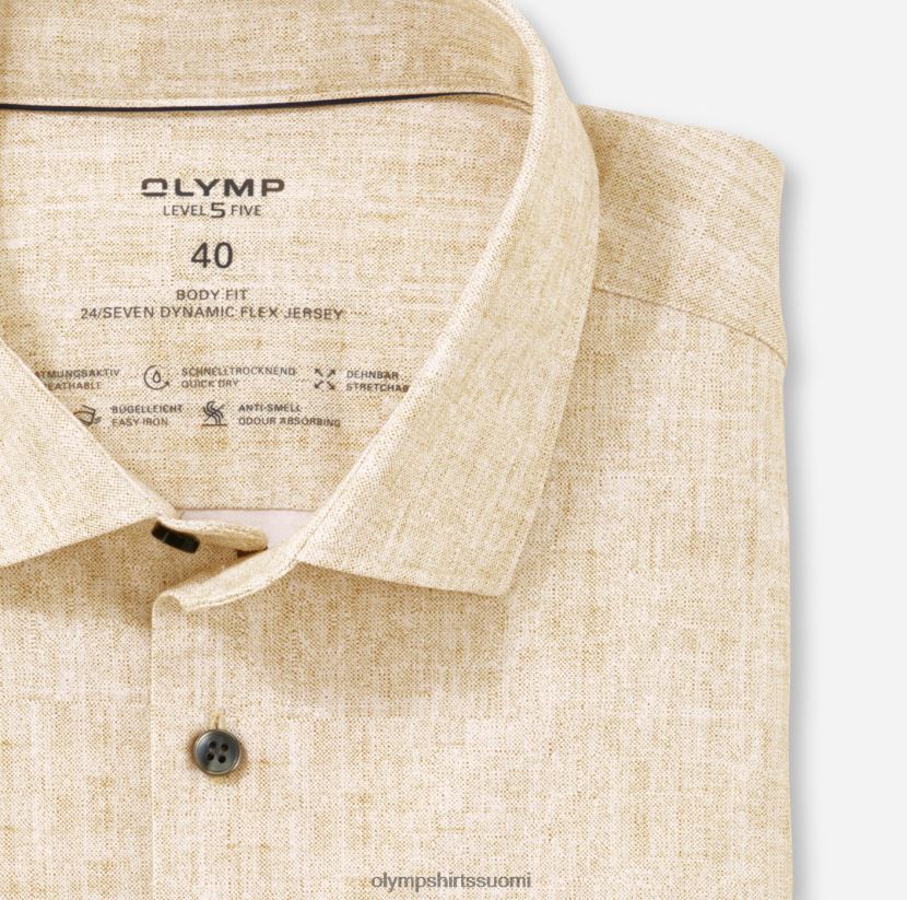 vaatetus OLYMP taso viisi 24/7 body fit, bisnespaita, moderni kent, messinki 24N6D658