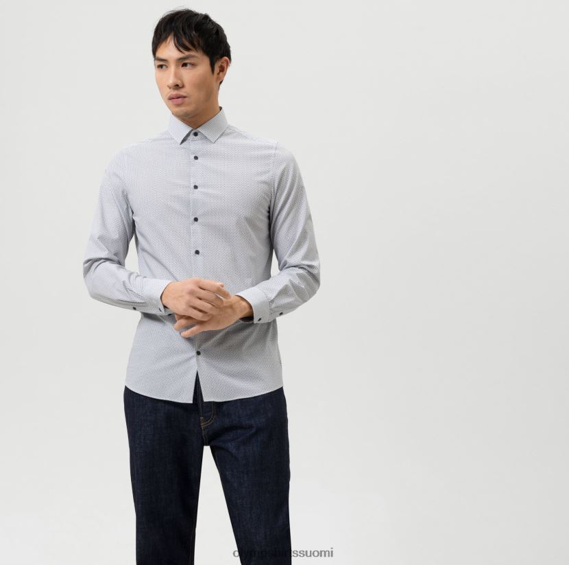 vaatetus OLYMP taso viisi 24/7 body fit, bisnespaita, moderni kent, musta 24N6D781