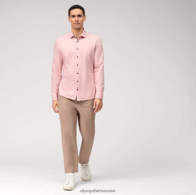 vaatetus OLYMP taso viisi 24/7 body fit, bisnespaita, moderni kent, punainen 24N6D466