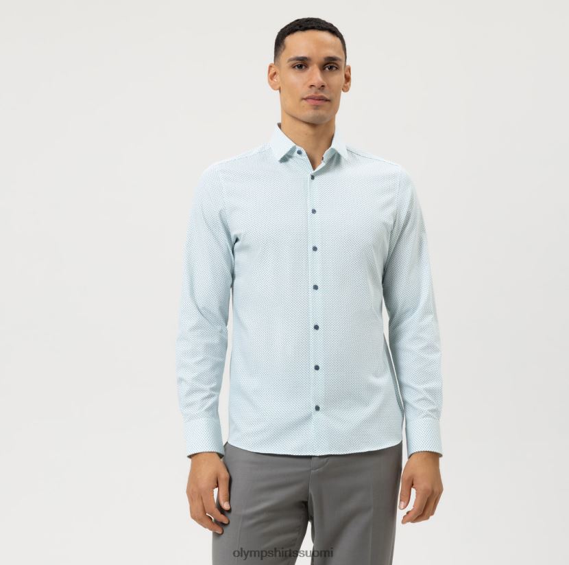 vaatetus OLYMP taso viisi 24/7 body fit, bisnespaita, moderni kent, smaragdi 24N6D598