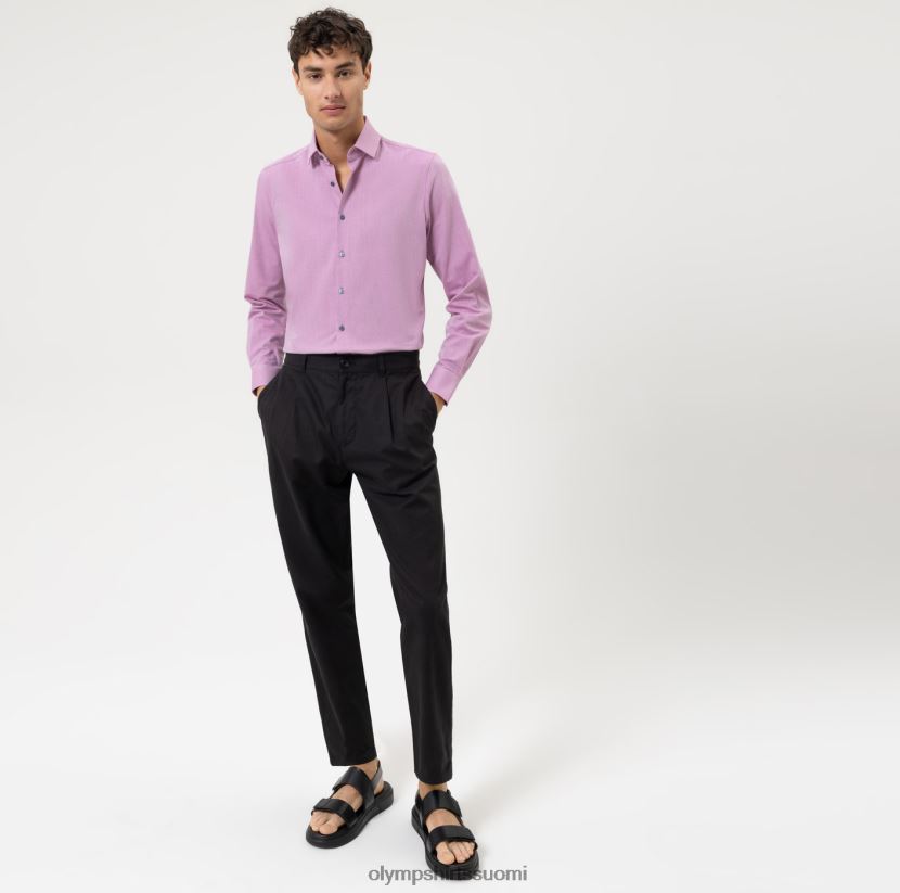 vaatetus OLYMP taso viisi 24/7 body fit, bisnespaita, moderni kentti, fuksia 24N6D511