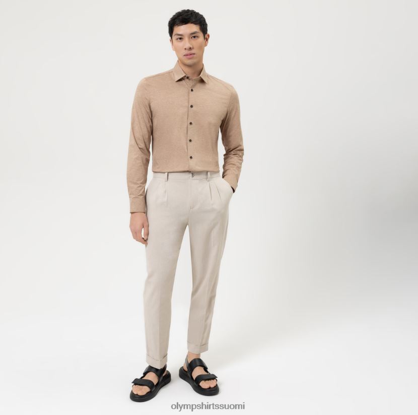 vaatetus OLYMP taso viisi 24/7 body fit, bisnespaita, new york kent, luonnollinen 24N6D347