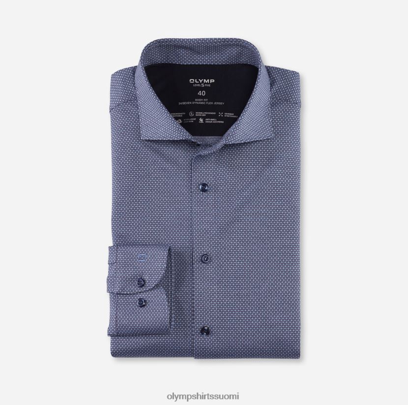 vaatetus OLYMP taso viisi 24/7 body fit, työpaita, kent, bleu 24N6D756