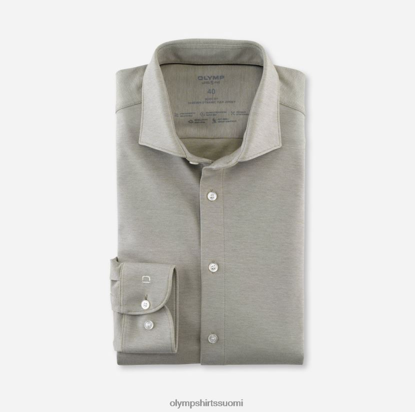 vaatetus OLYMP taso viisi 24/7 body fit, työpaita, kent, khaki 24N6D808