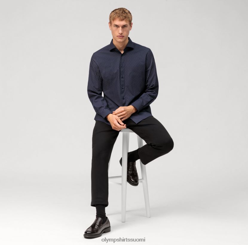 vaatetus OLYMP taso viisi 24/7 body fit, työpaita, kent, punaruskea 24N6D560