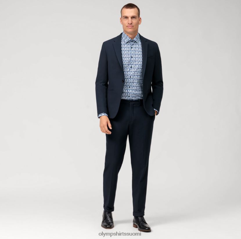 vaatetus OLYMP taso viisi body fit, business paita, pitkähihainen extra pitkä, new york kent, bleu 24N6D870