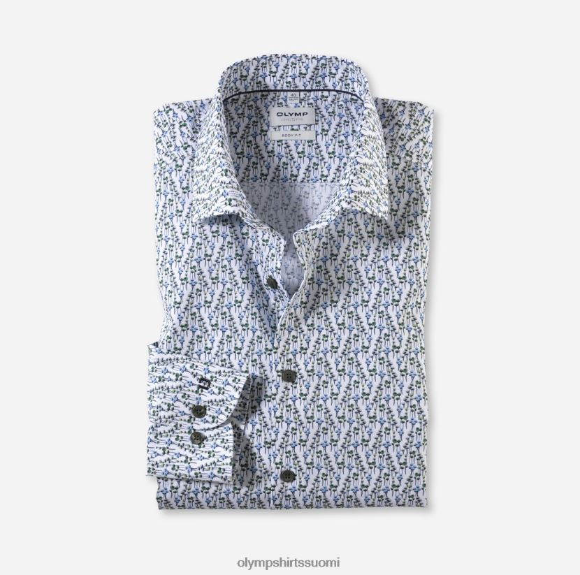 vaatetus OLYMP tason viisi body fit, bisnespaita, moderni kent, lime 24N6D764