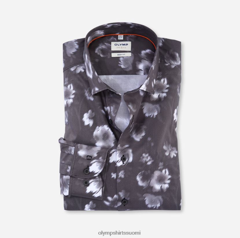 vaatetus OLYMP tason viisi body fit, bisnespaita, moderni kent, musta 24N6D358