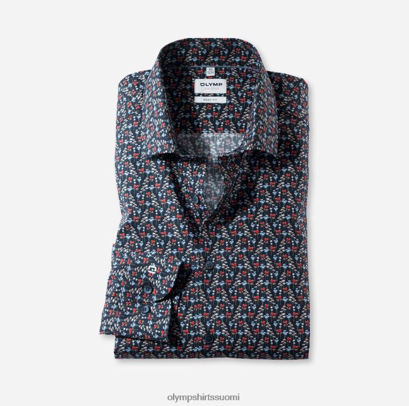 vaatetus OLYMP tason viisi body fit, bisnespaita, moderni kent, punainen 24N6D361