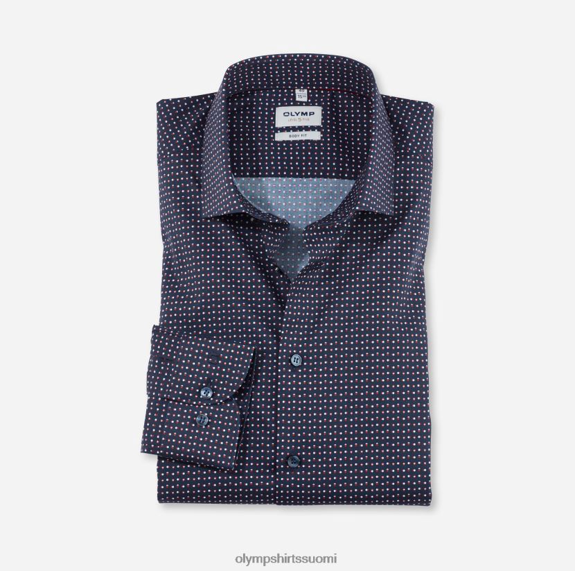 vaatetus OLYMP tason viisi body fit, bisnespaita, moderni kent, punainen 24N6D615