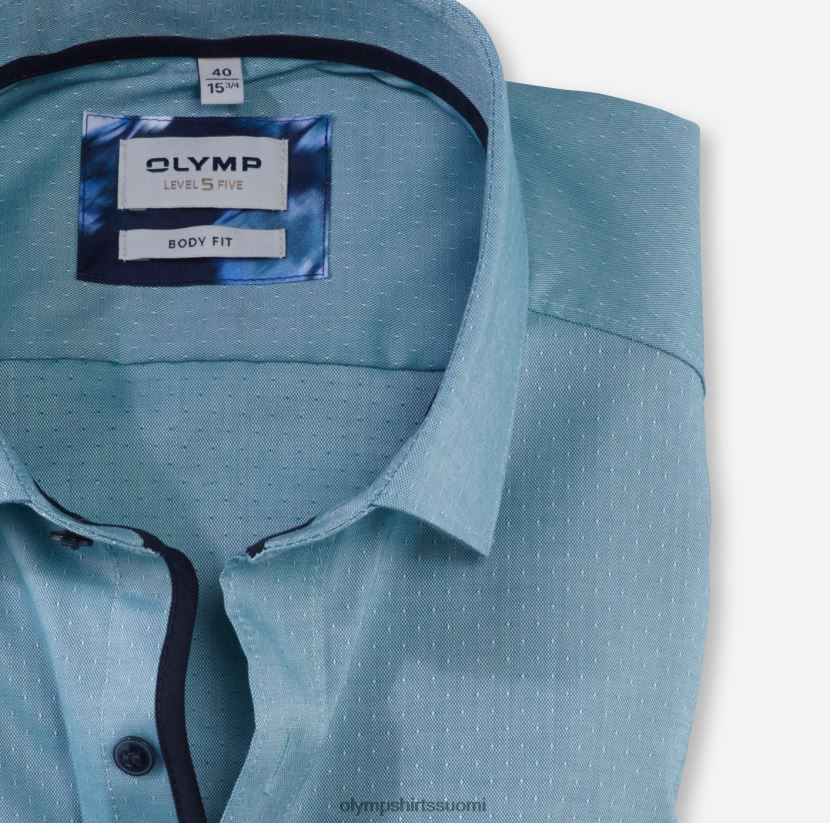 vaatetus OLYMP tason viisi body fit, bisnespaita, moderni kent, smaragdi 24N6D588