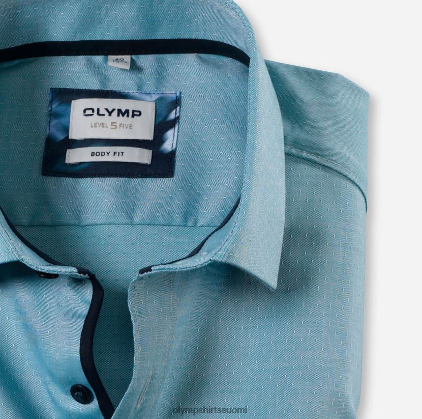vaatetus OLYMP tason viisi body fit, bisnespaita, moderni kent, smaragdi 24N6D711