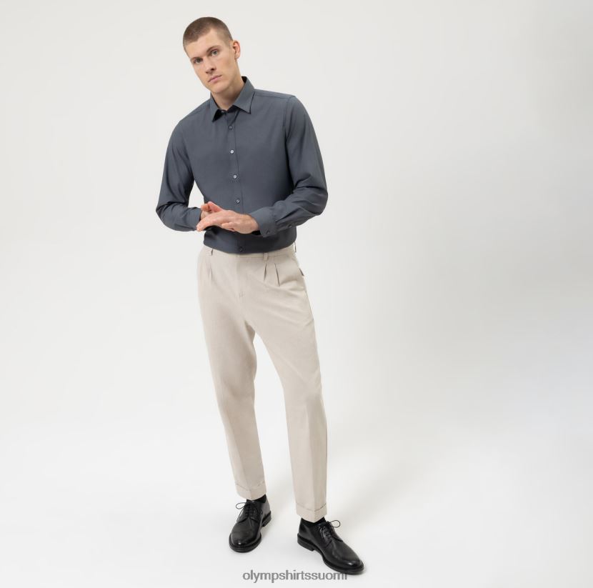 vaatetus OLYMP tason viisi body fit, bisnespaita, new york kent, antrasiitti 24N6D847