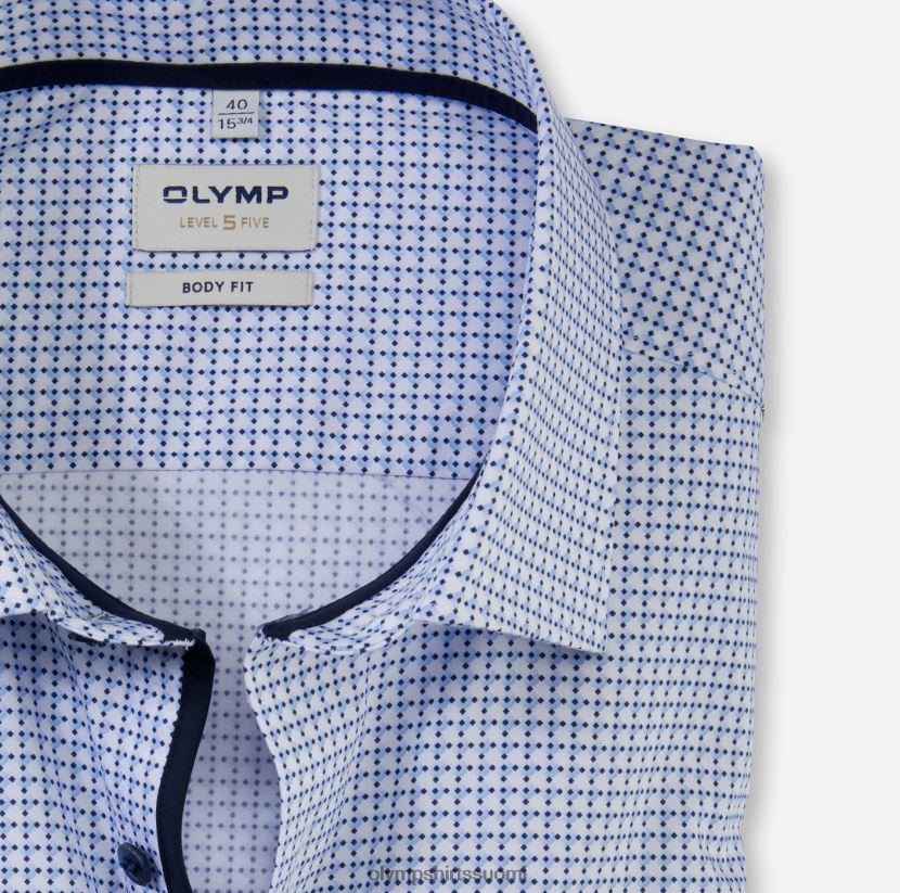 vaatetus OLYMP tason viisi body fit, bisnespaita, new york kent, bleu 24N6D685