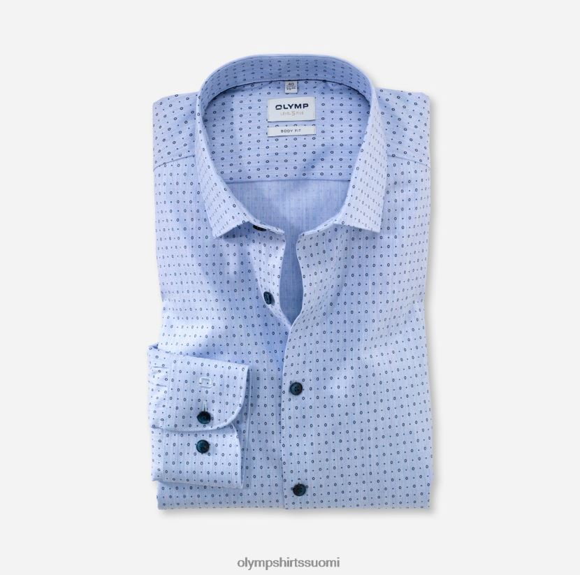 vaatetus OLYMP tason viisi body fit, bisnespaita, new york kent, bleu 24N6D730