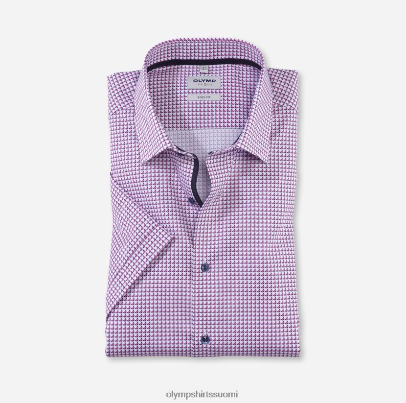 vaatetus OLYMP tason viisi body fit, bisnespaita, new york kent, fuksia 24N6D399