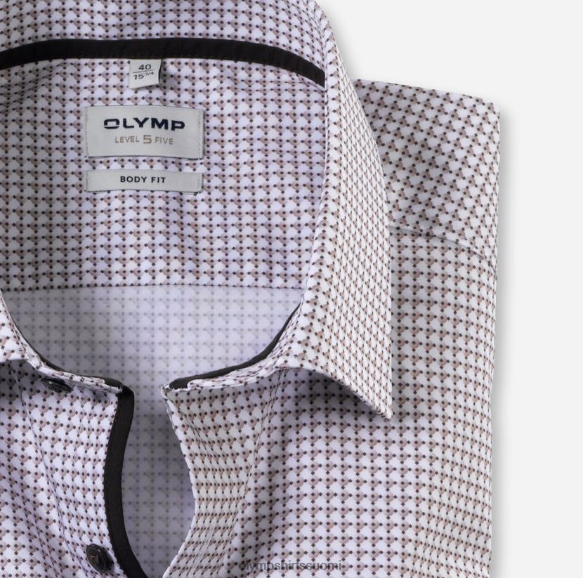 vaatetus OLYMP tason viisi body fit, bisnespaita, new york kent, luonnollinen 24N6D507