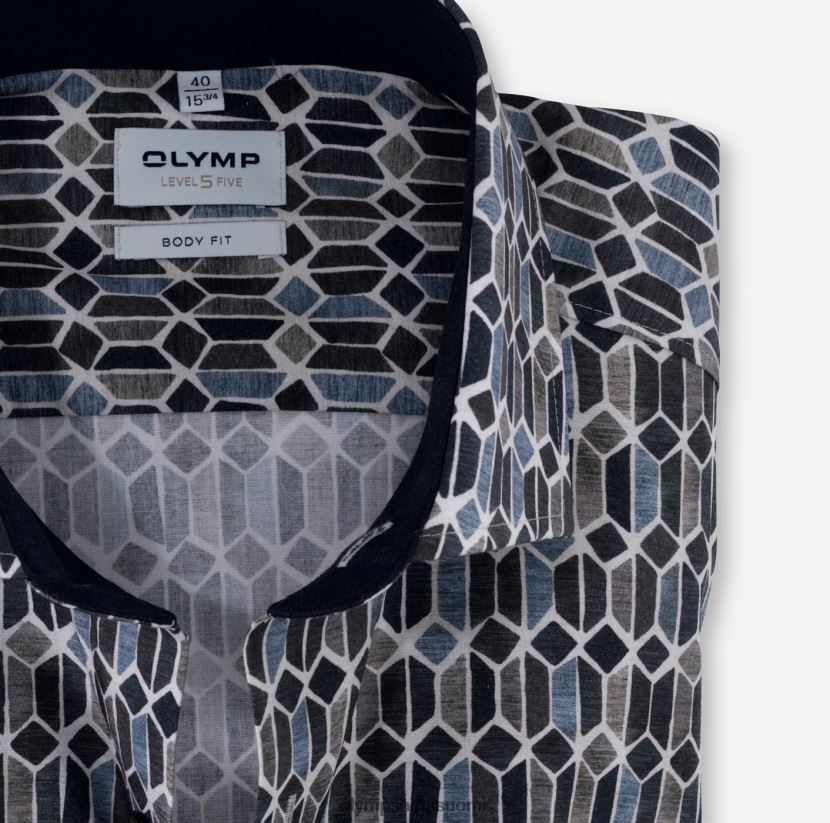 vaatetus OLYMP tason viisi body fit, bisnespaita, royal kent, luonnollinen 24N6D713