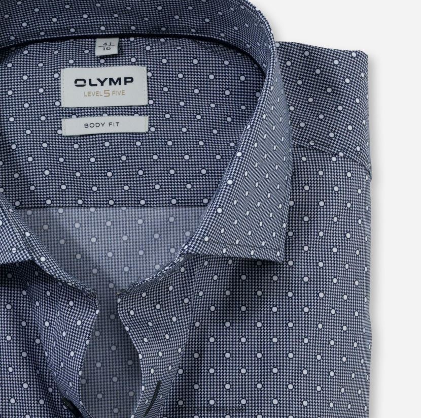 vaatetus OLYMP tason viisi body fit, bisnespaita, royal kent, meri 24N6D498