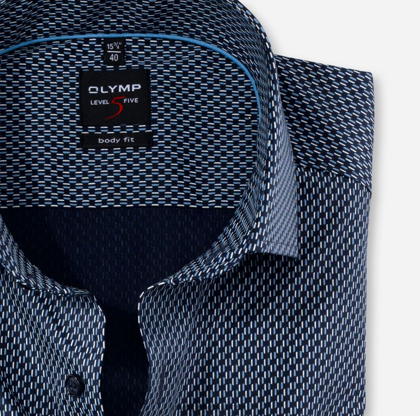 vaatetus OLYMP tason viisi body fit, bisnespaita, royal kent, meri 24N6D813