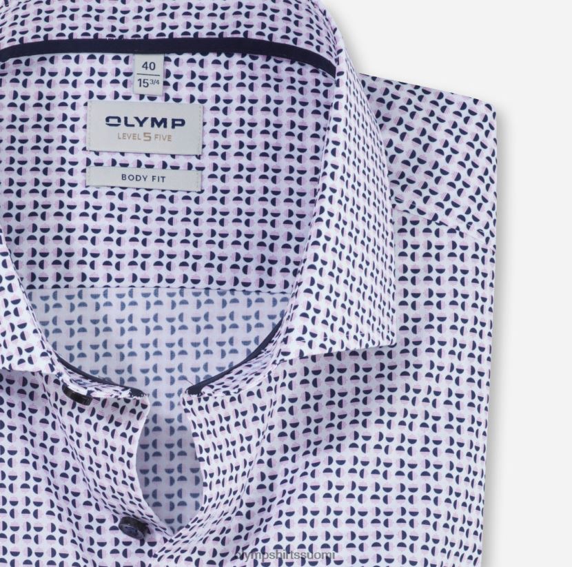 vaatetus OLYMP tason viisi body fit, bisnespaita, royal kent, ruusu 24N6D635