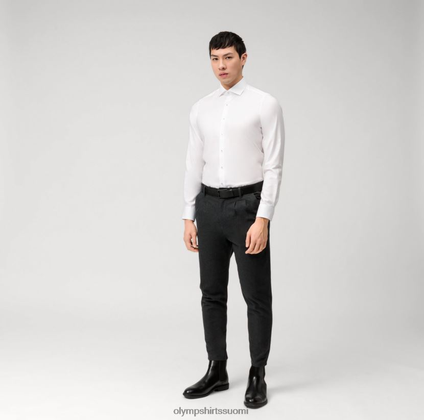 vaatetus OLYMP tason viisi body fit, bisnespaita, royal kent, valkoinen 24N6D697