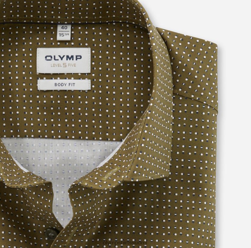 vaatetus OLYMP tason viisi body fit, business paita, moderni kent, messinki 24N6D667