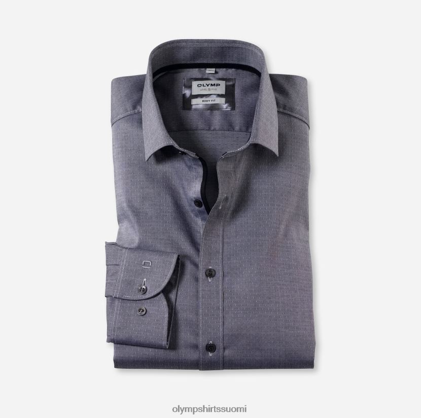 vaatetus OLYMP tason viisi body fit, business paita, pitkähihainen extra pitkä, moderni kent, musta 24N6D894