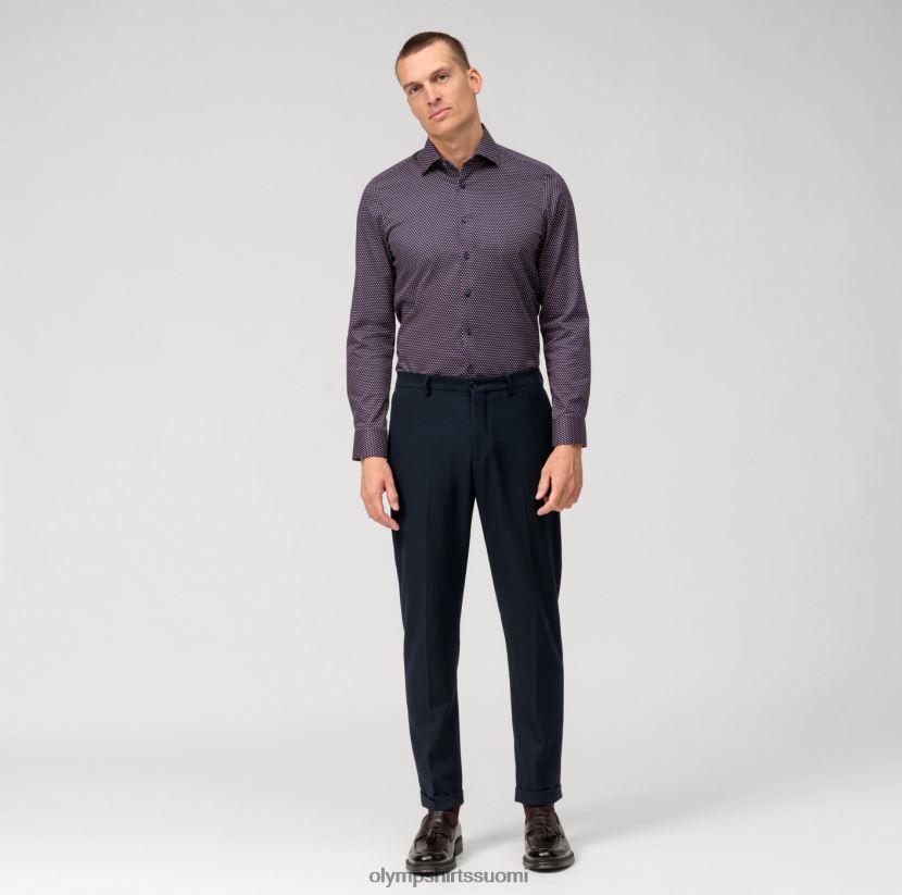 vaatetus OLYMP tason viisi body fit, business paita, pitkähihainen extra pitkä, new york kent, punainen 24N6D868