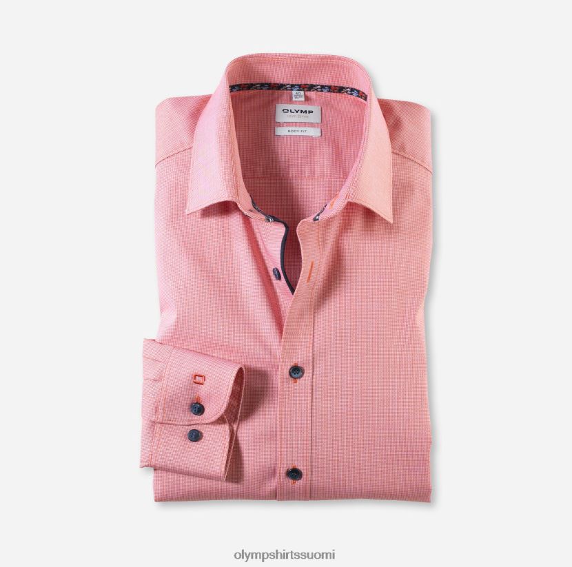 vaatetus OLYMP tason viisi body fit, business paita, pitkähihainen extra pitkä, new york kent, punainen 24N6D908