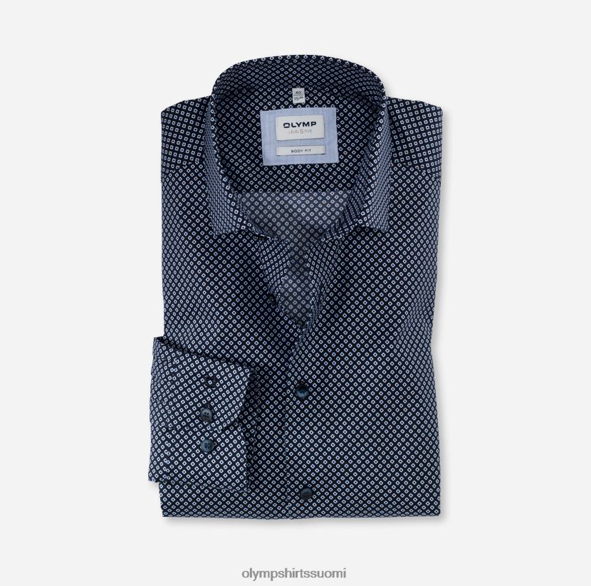 vaatetus OLYMP tason viisi body fit, työpaita, pitkähihainen extra pitkä, moderni kent, bleu 24N6D906