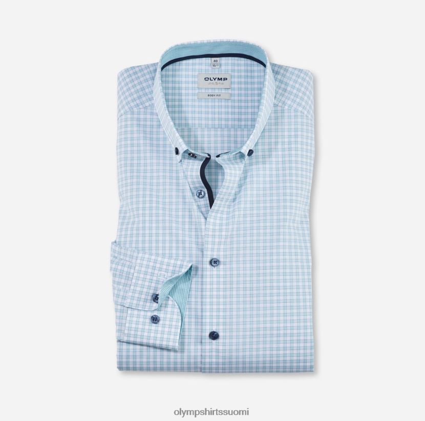 vaatetus OLYMP tason viisi body-istuvuus, työpaita, napitus, smaragdi 24N6D735