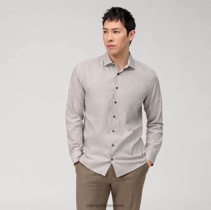 vaatetus OLYMP tason viisi vaate pesty body fit, työpaita, kent, punaruskea 24N6D564